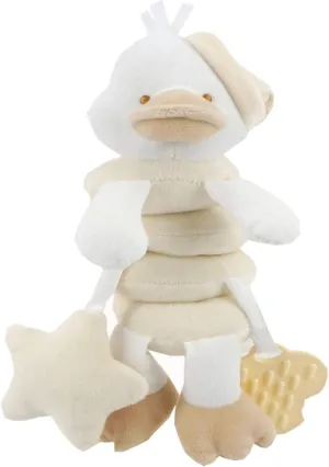 -Plush Spiral Duckling, 100% Polyester, Natural Colour (Master Baby Home, S.L. 0764-05)