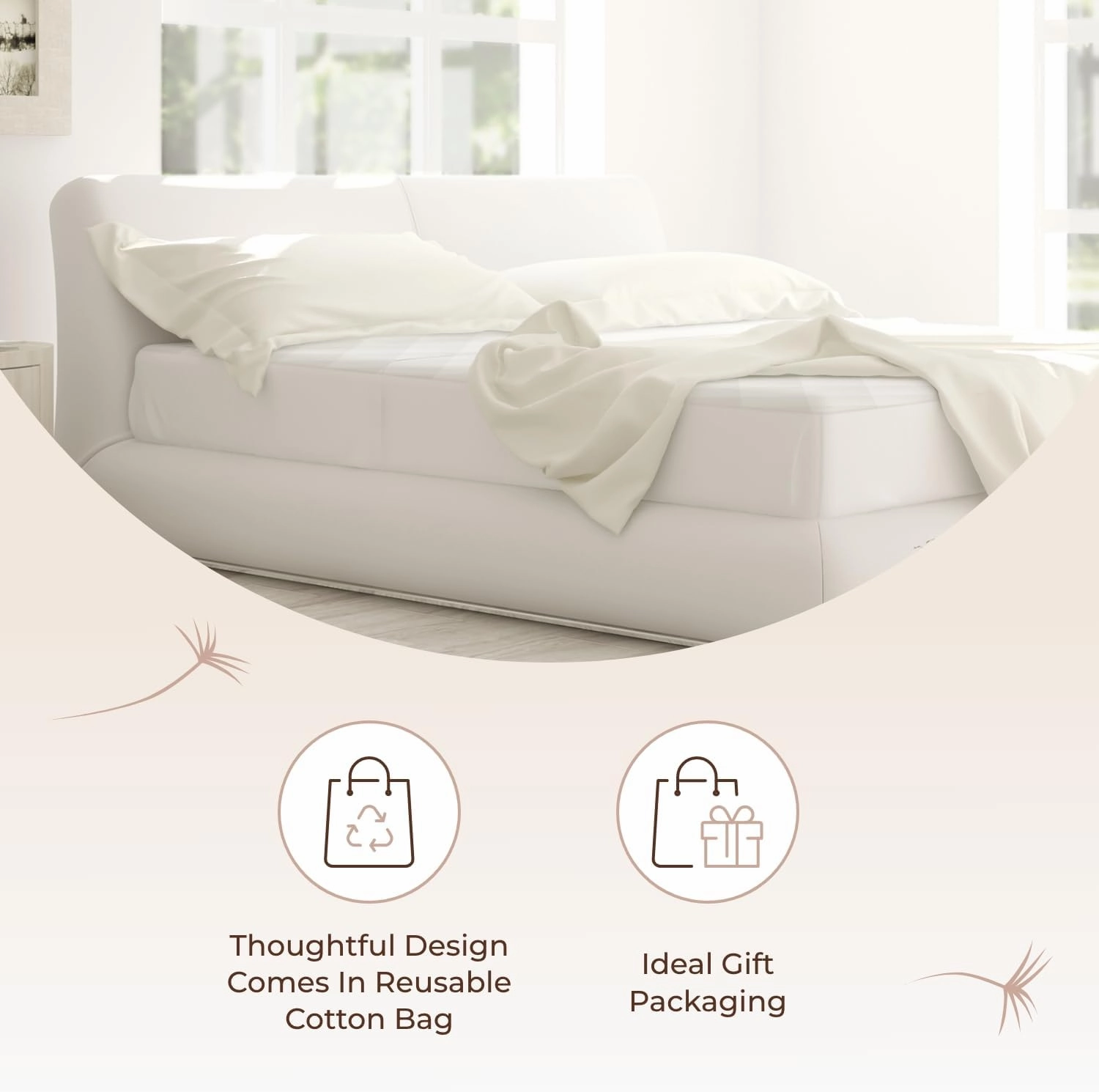100% Cotton Organic Mattress Pad - Luxury Quilted Mattress Topper Protector Plush & Breathable Machine Washable Design - Fairtrade & GOTS Certified Premium 400GSM Thick with Deep Pocket (Twin XL)