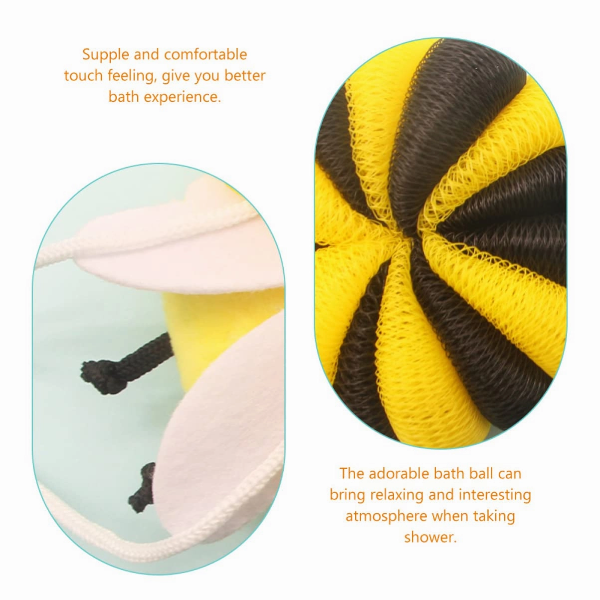 10 Pcs Bath Ball Bath Products Toddler Pe Sponge