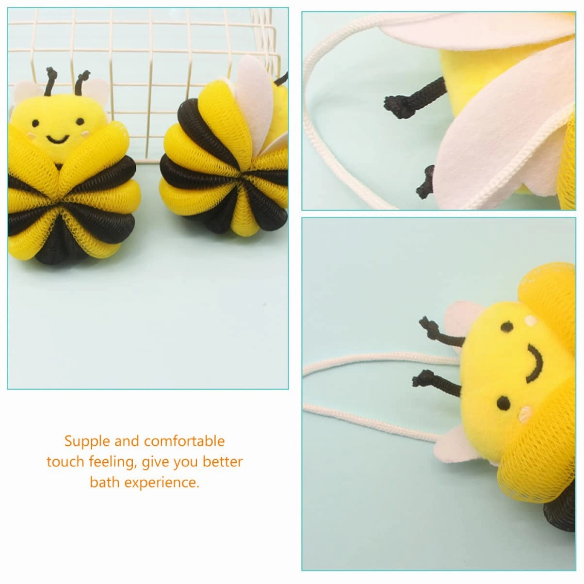10 Pcs Bath Ball Bath Products Toddler Pe Sponge