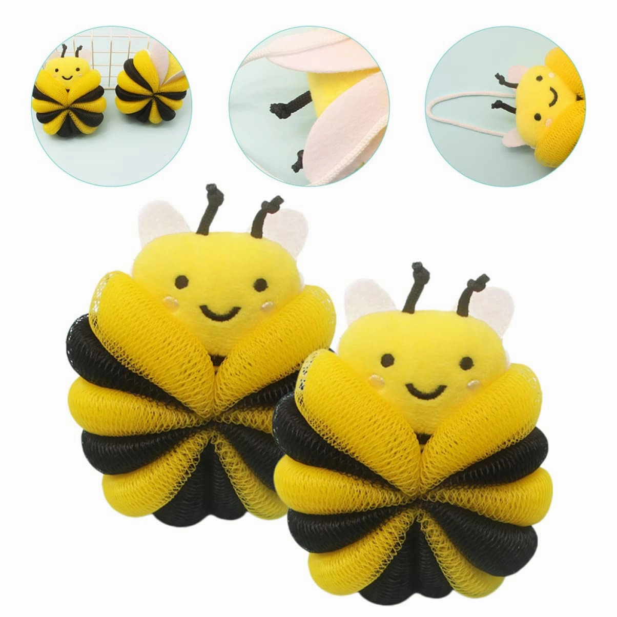 10 Pcs Bath Ball Bath Products Toddler Pe Sponge