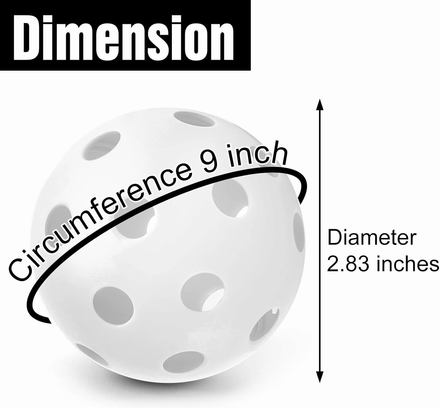 12/30/60 Pcs Practice Baseballs For Hitting, 2.8 Inch Plastic Soft Baseballs for Practice Lightweight Soft Ball With Mesh Bag, Hollow Training Softball for Indoor Outdoor Sport Pitching Batting