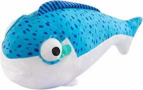 19.5“Simulation Fish Plush Toy Pillow-Soft Fish Decorate Pillow Cushion Stuffed Decorate Kids Pillow Stuffed Animal Toy (Blue)
