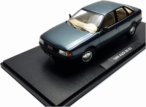 1 18 for Audi 80 B3 Alloy Diecast Car Model Collectible Toy Souvenir Display Toys Motor Vehicles Toys(Green)