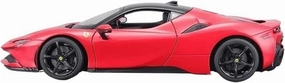 1 18 for Ferrari Sf90 Spider Alloy Miniature Sports Car Ferrari Stradale Christmas Kid Toys Car Motor Vehicles Toys(Red)