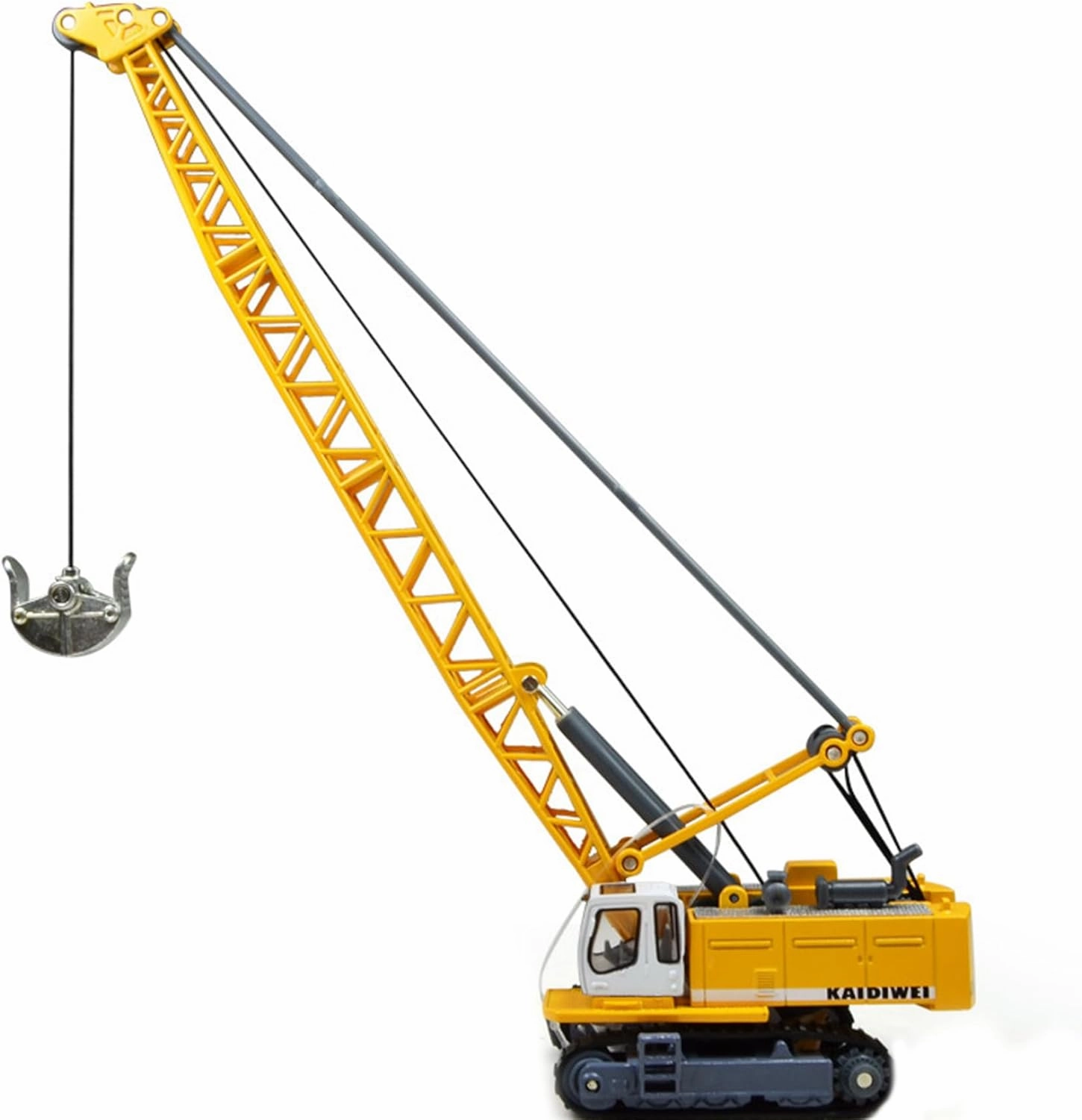 1:87 HO Scale Tower Cable Crane,Simulated Train Railway Model, Vehicle Toy Models,All-Alloy Tower Cable Excavator,Scene Decoration Trains Accessories