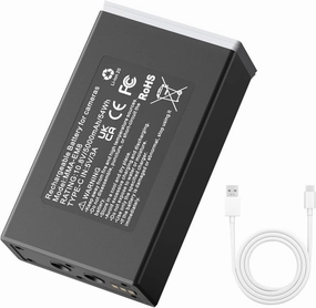 1 Pack Rechargeable Battery for Moultrie Edge Series Trail Cameras, 5000mAh 54Wh Replacement Battery Pack Compatible with All Edge Series Trail Cameras