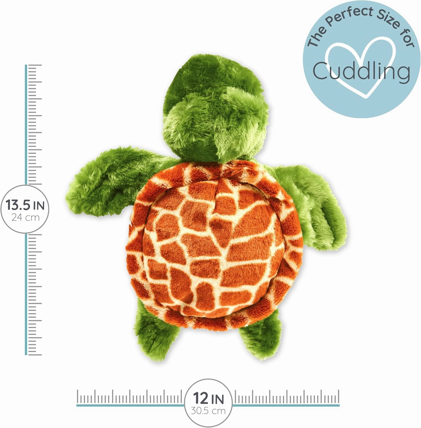 1i4 Group Warm Pals - Tyson Turtle - Cozy Microwavable Lavender Scented Plush Toys - Heated Stuffed Animal - Heatable Coolable Bedtime Comfort Plushie