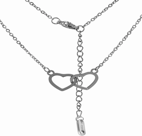 1Pcs Stainless Steel Love Ring Bracelet Necklace Set Couples Style Simple Fashion Trend Jewelry Discovery 2025