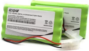 (2-Pack) 9.6V 2200mAh 239180 Ni-MH Battery Replacement for Genisys Scan Tool, OTC Mac Mentor & TechForce Automotive Scanners