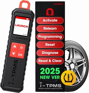 2025 New LAUNCH X-431 i-TPMS TSGUN Handheld TPMS Service Tool, Relearn, Reset and Program TPMS sensors Work with X-431 Scanner or i-TPMS APP, Supports All 315/433MHz Sensors, Upgrade of TSGUN