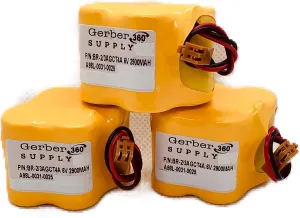 (3-Pack) BR-2/3AGCT4A 6V Battery Replaces Panasonic/Fanuc A98L-0031-0025