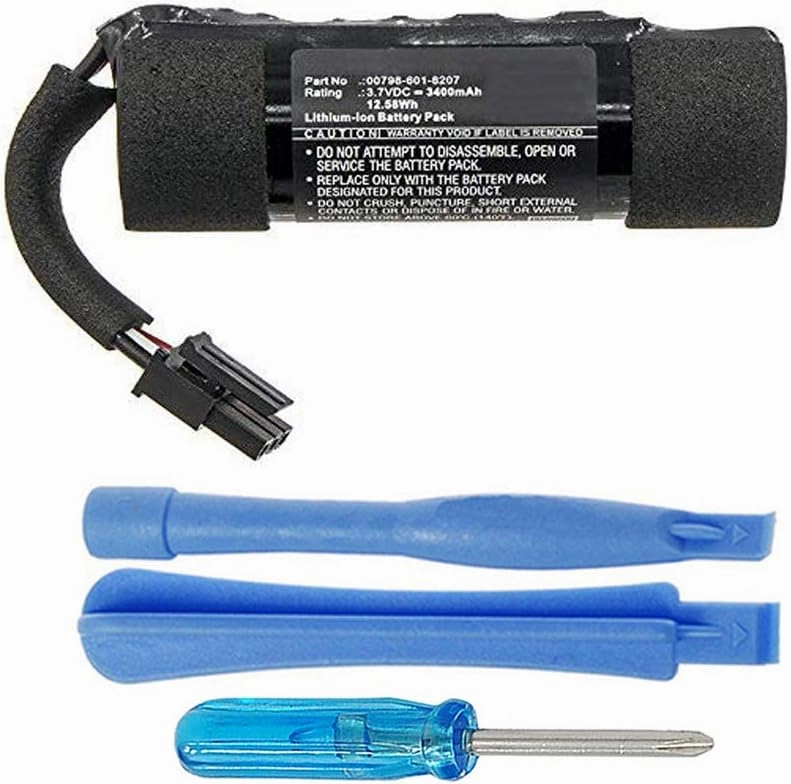 3400mAh Extended 00798-601-8207 Battery Replacement Compatible with Logitech Ultimate Ears UE Boom 2 Wireless Waterproof Bluetooth Speaker
