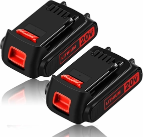 3600mAh LBXR20 Battery Replacement for Black and Decker Lithium 20V Battery Max Compatible with Black and Decker 20 Volt Battery LB20 LBX20 LST220 LBXR2020 LB2X4020 Cordless Power Tools (2Pack)