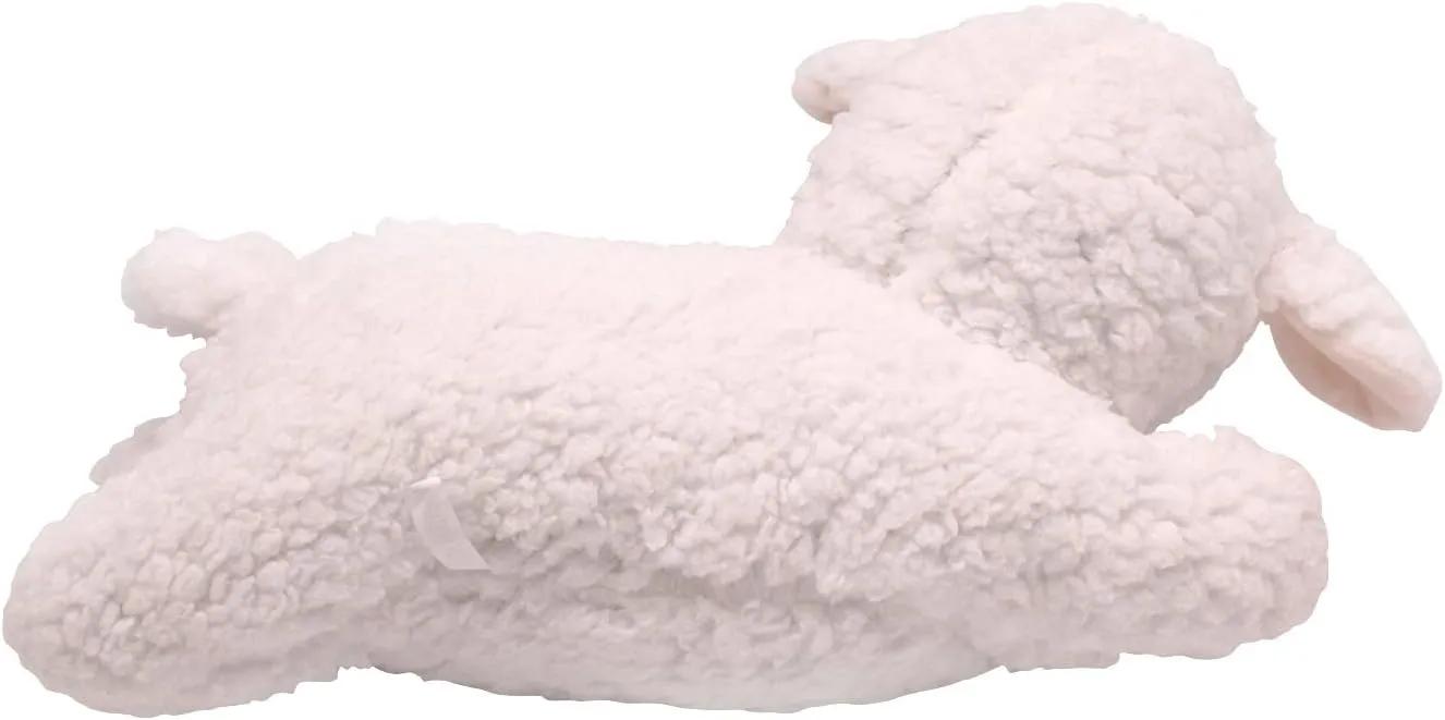 3T group Heartbeat Puppy for Dogs,Heartbeat Dog Toy Anxiety Relief Toy Sleep Aid,Stuffed Animal with Heartbeat Toys for Puppy Essentials Pillow Calming Toys (White)