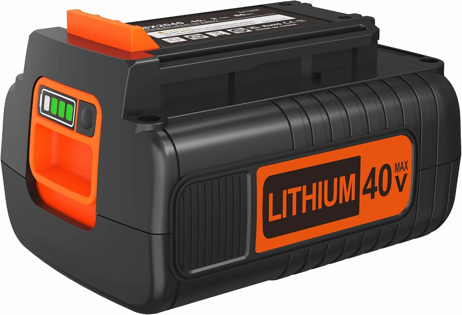 40 Volt MAX 2.0Ah Lithium Battery Replacement for Black and Decker 40V Battery,Compatible with All Power 40V Black and Decker Power  Tools