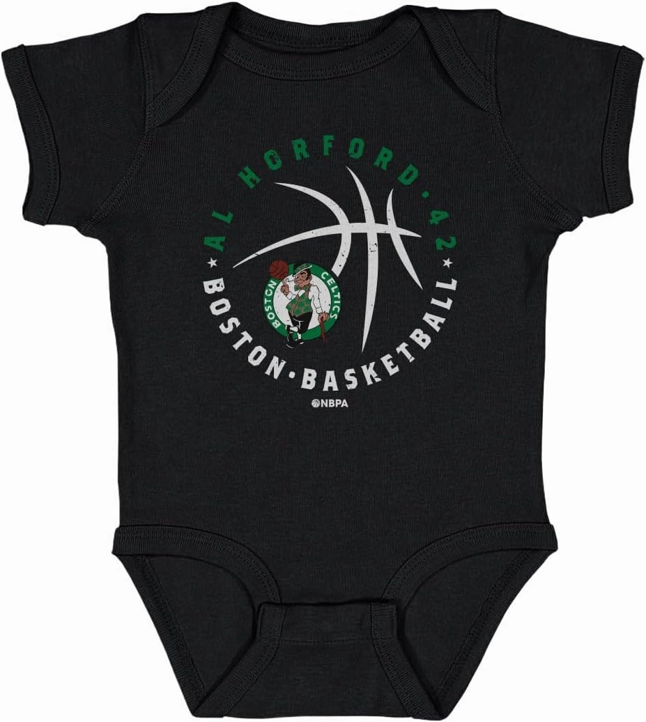 500 LEVEL Al Horford Boston Celtics One-Piece Infant Bodysuit - Al Horford Boston Celtics Player Ball WHT