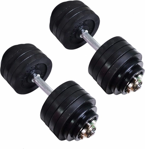 50lb 100lb Dumbbells Adjustable Weight Set Fitness GYM Home Cast Full Iron Dumbbell Set