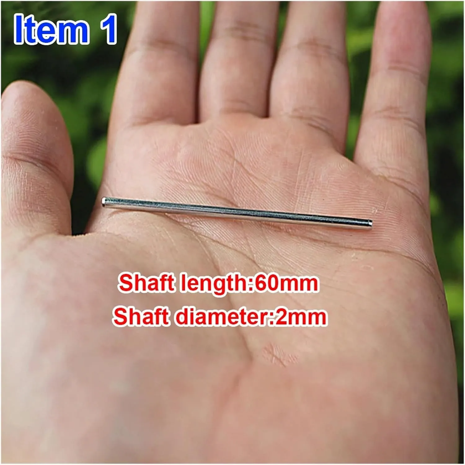 5PCS Iron Shaft 2MM Iron Shaft Toy Car Axle Shaft Sleeve 60/80/100/130mm Length Toy Car Boat Shaft(10pcs Soft Bushing)
