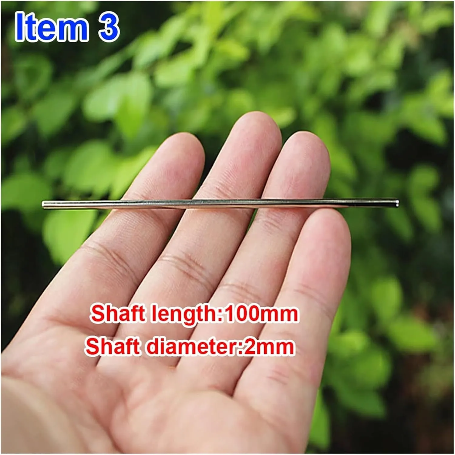 5PCS Iron Shaft 2MM Iron Shaft Toy Car Axle Shaft Sleeve 60/80/100/130mm Length Toy Car Boat Shaft(10pcs Soft Bushing)