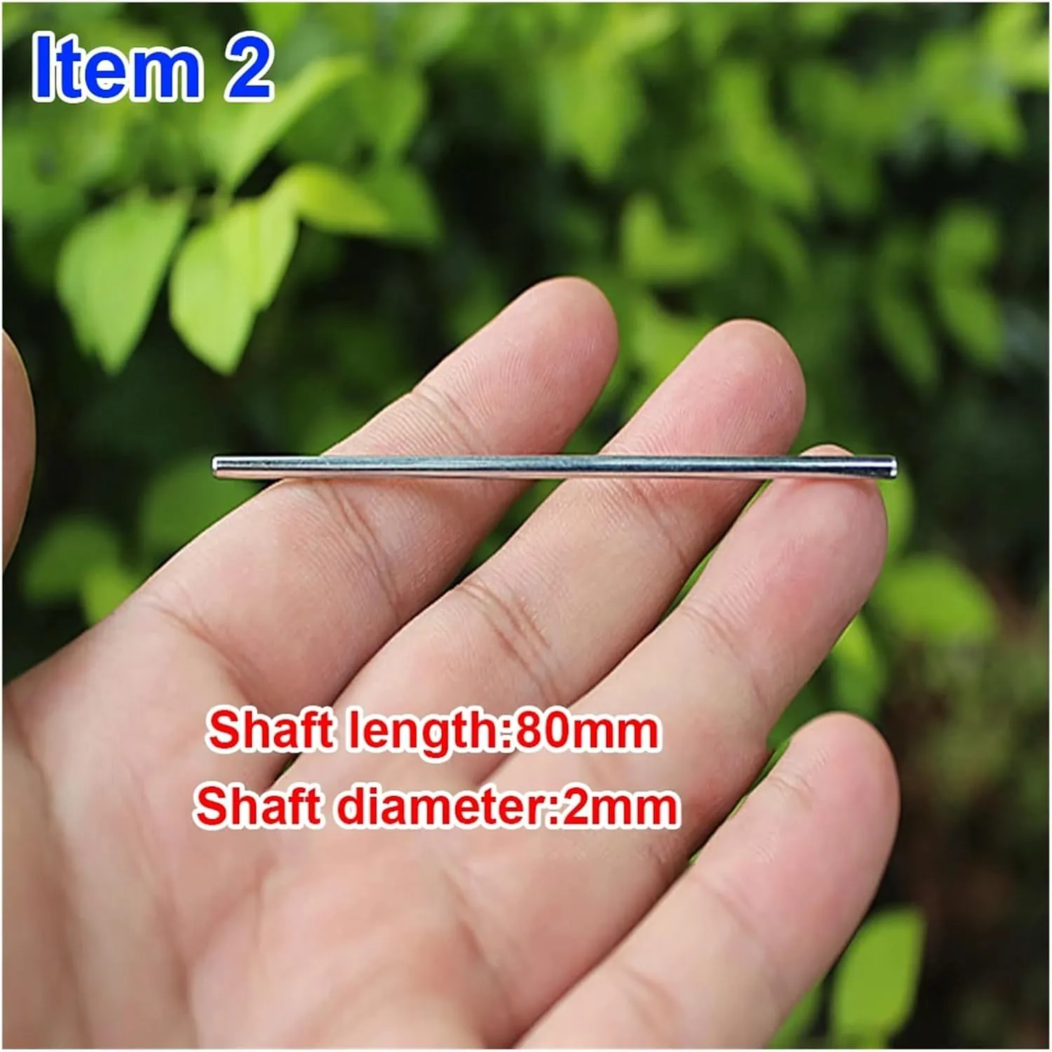 5PCS Iron Shaft 2MM Iron Shaft Toy Car Axle Shaft Sleeve 60/80/100/130mm Length Toy Car Boat Shaft(10pcs Soft Bushing)