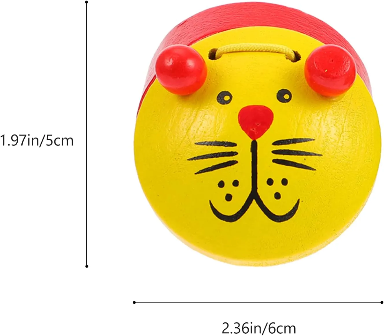 5sets Music Toy for Children Boys and Girls Castanet Toy Simple Sound Rhythm Training Educational Present 6pcs*5