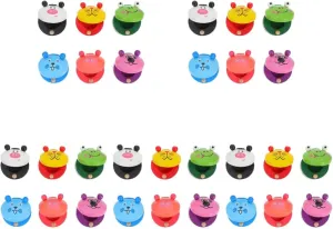 5sets Music Toy for Children Boys and Girls Castanet Toy Simple Sound Rhythm Training Educational Present 6pcs*5