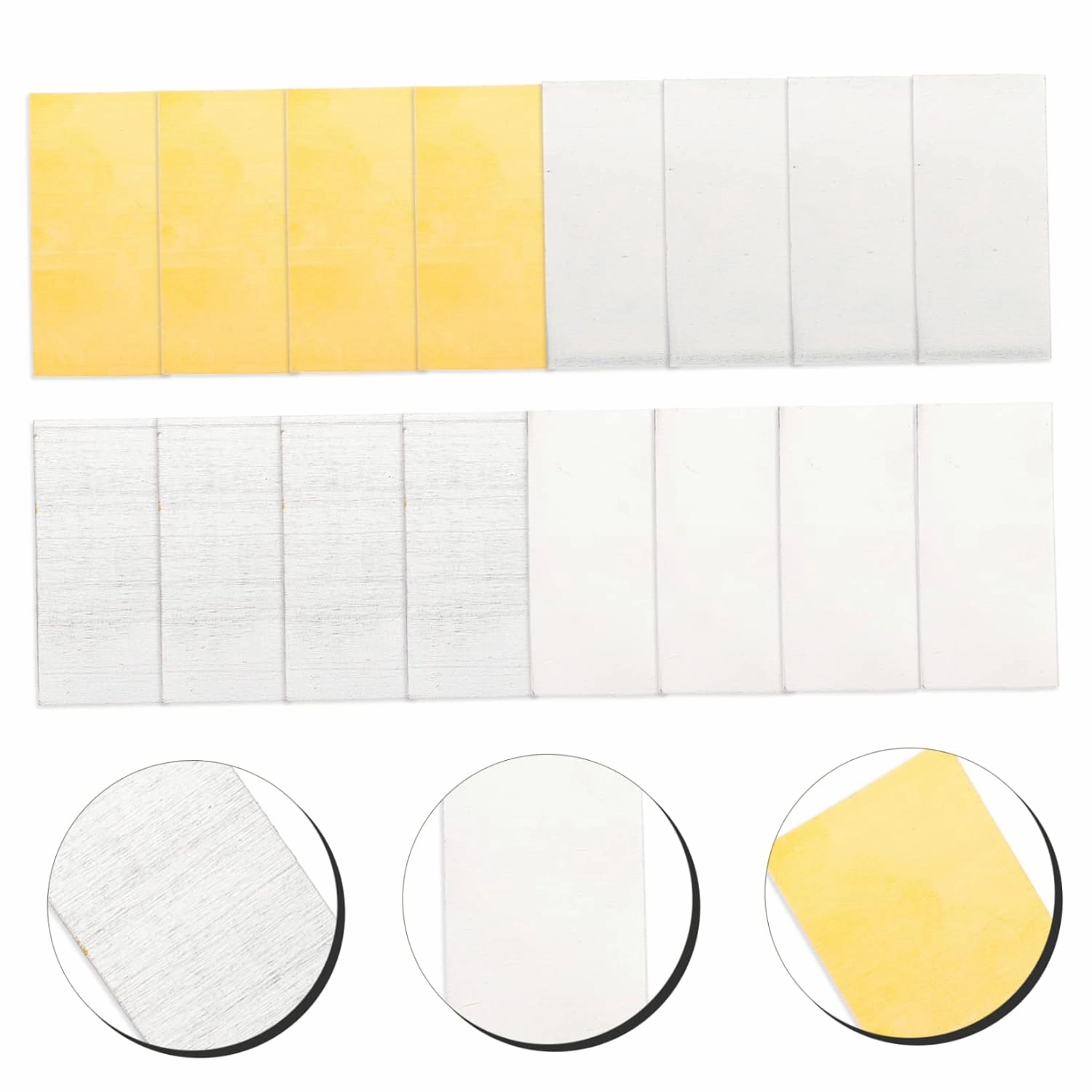 80pcs Fruit Battery Experiment Supplies Copper Zinc Strips for Kits for Students Classroom Engagement Electricity Concepts