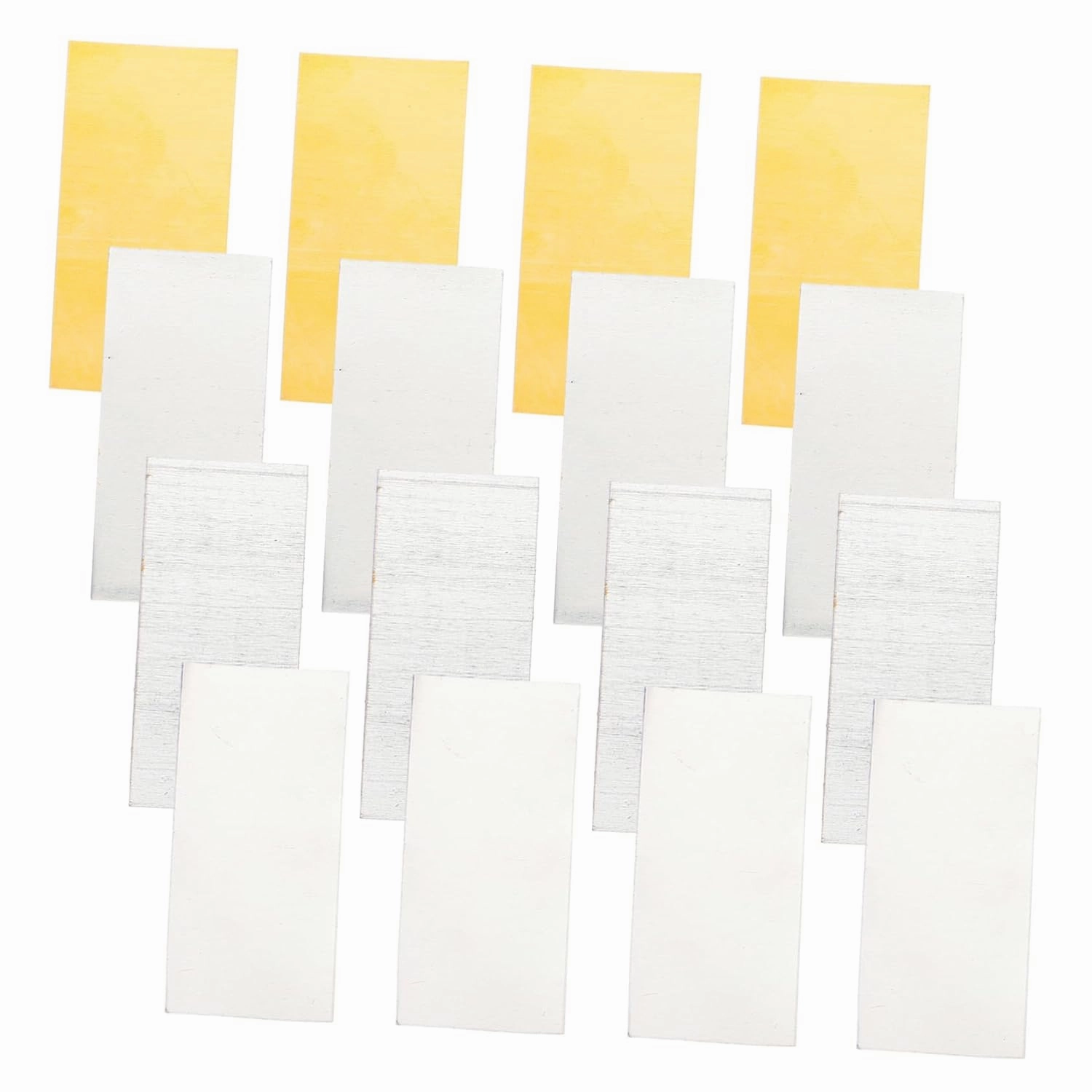80pcs Fruit Battery Experiment Supplies Copper Zinc Strips for Kits for Students Classroom Engagement Electricity Concepts