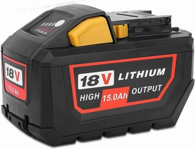 【Upgrade 15.0Ah】 High Output Lithium Battery Replacement for Milwaukee 18V Battery Compatible with Milwaukee 18 Volt Battery 48-11-1880, 48-11-1815, 48-11-1820,48-11-1850 Tool (Red)