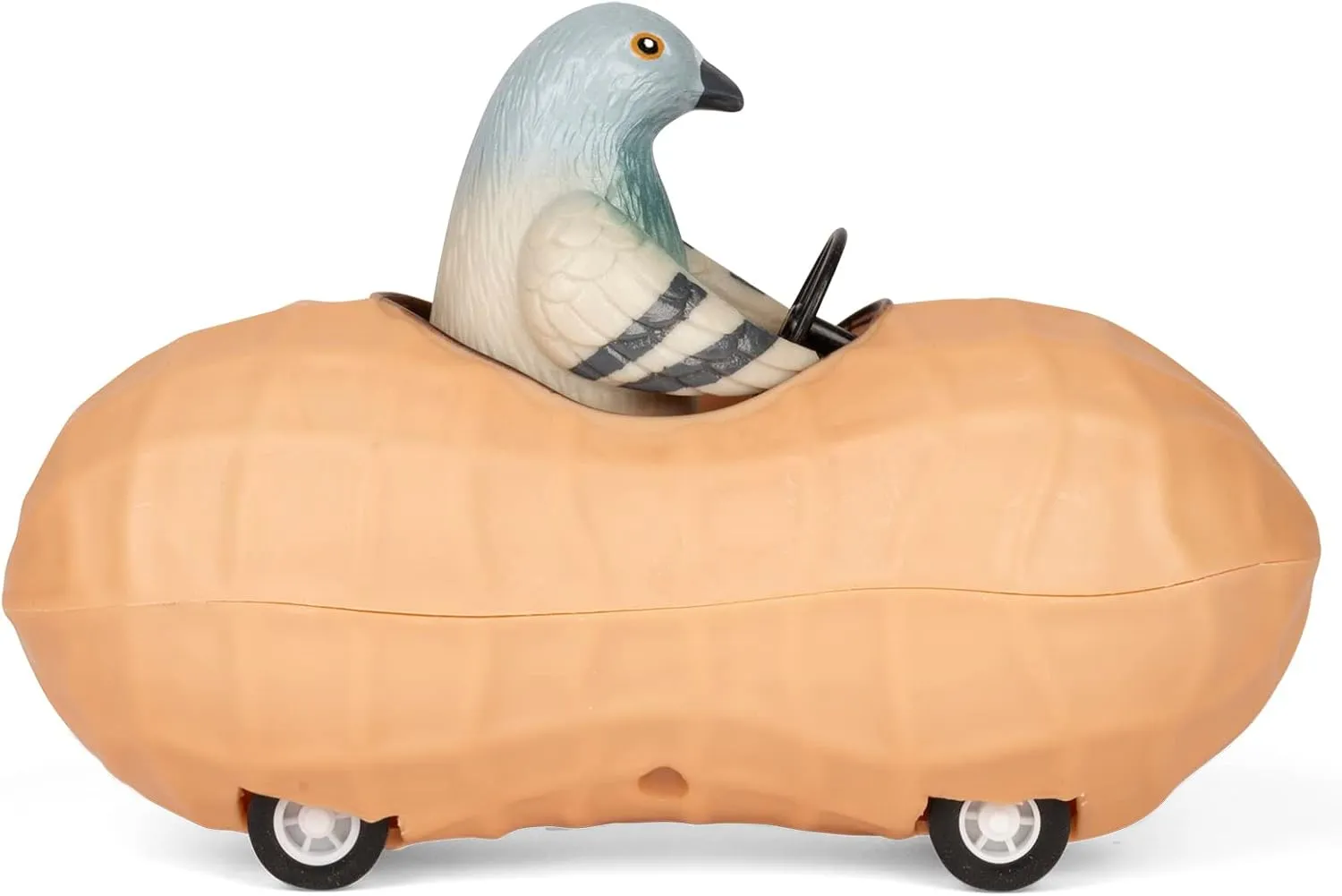 Accoutrements Archie Mcphee Pigeon in a Peanut Pull Back Toy Car (13038)