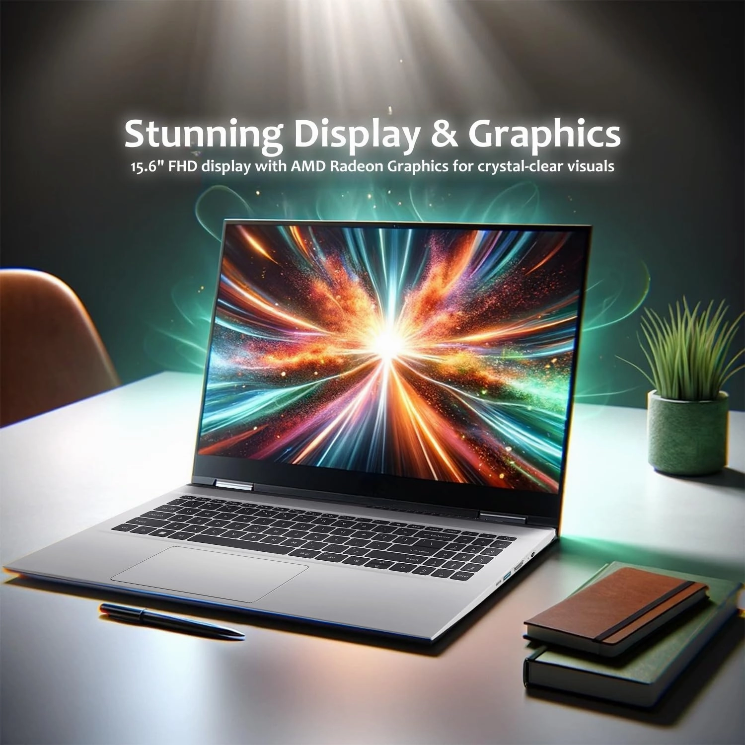 acer Aspire Premium Laptop, 15.6" FHD Display, AMD Ryzen 5 5500U (Beats i7-1250U), 16GB RAM, 1TB SSD, Sleek Design, Ethernet Port, Windows 11 Pro (Renewed)