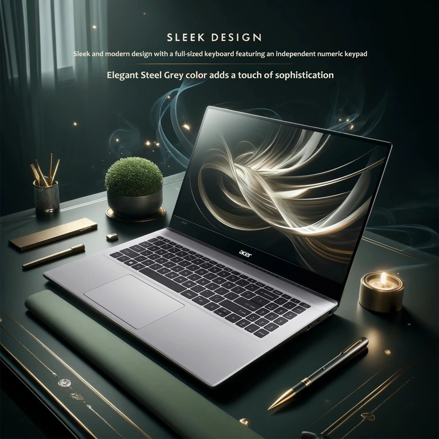 acer Aspire Premium Laptop, 15.6" FHD Display, AMD Ryzen 5 5500U (Beats i7-1250U), 16GB RAM, 1TB SSD, Sleek Design, Ethernet Port, Windows 11 Pro (Renewed)