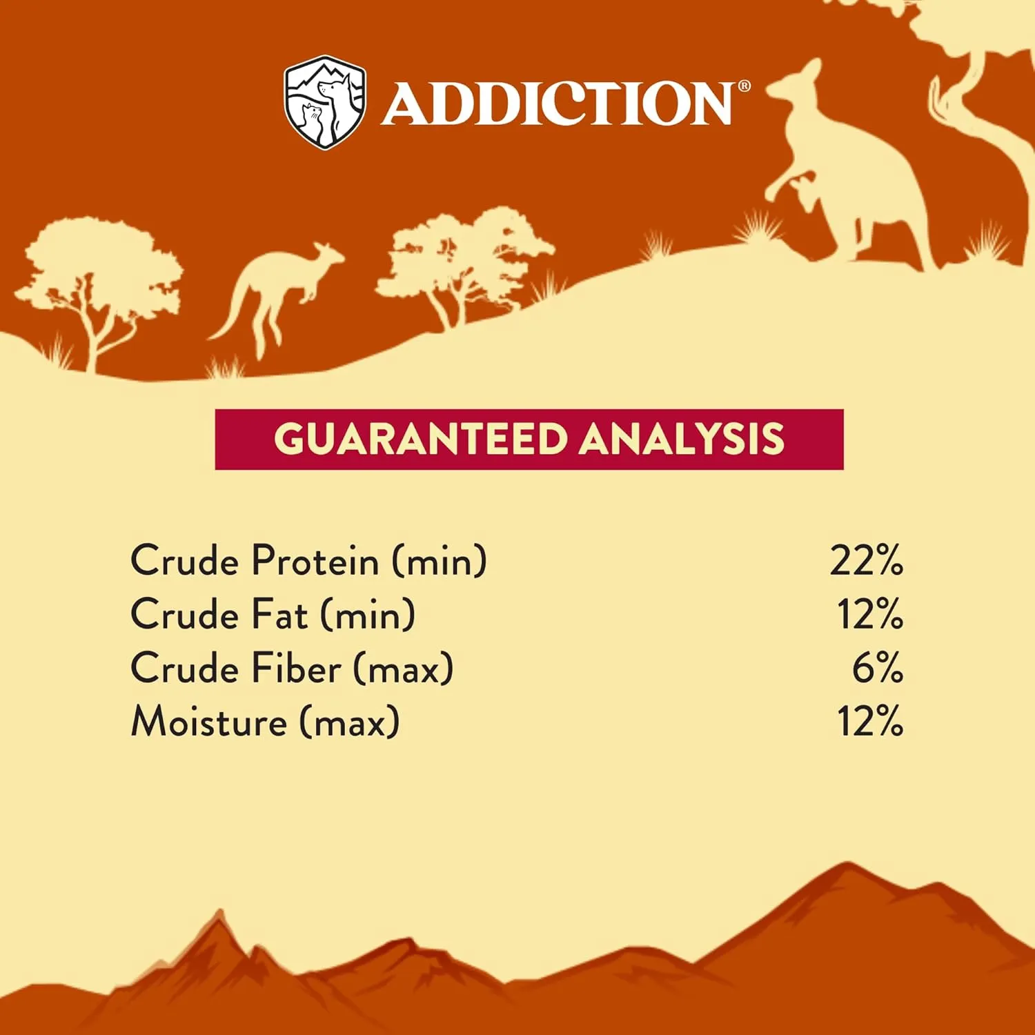 Addiction Outback Kangaroo Feast Air-Dried Grain-Free Dog Food – Complete Meal or Topper with Natural Ingredients for Digestive and Skin & Coat Health, 2lb