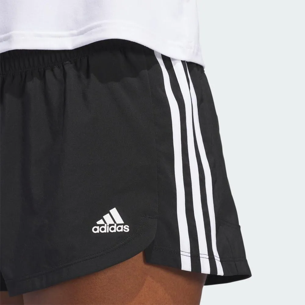 adidas Women's Pacer 3-Stripes Woven Shorts