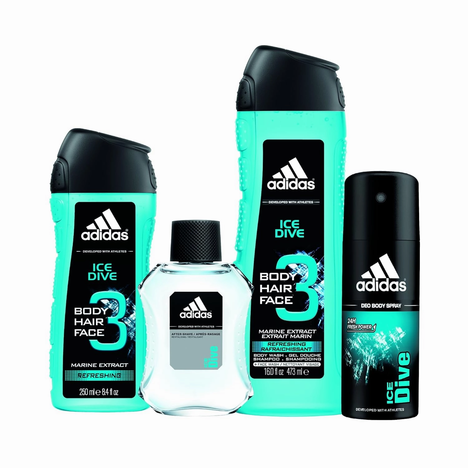 Adidas Fragrance Ice Dive 4 Piece Gift Set