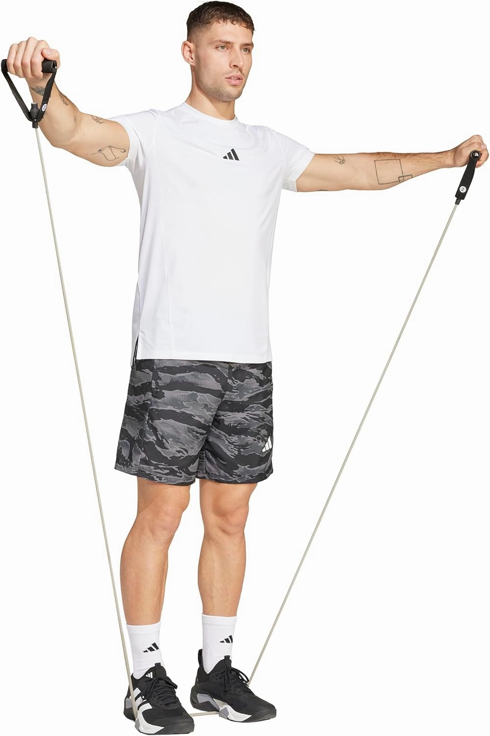 adidas Men's Train Essentials All Over Printed Shorts