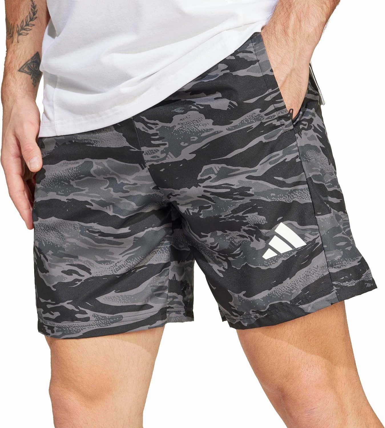 adidas Men's Train Essentials All Over Printed Shorts