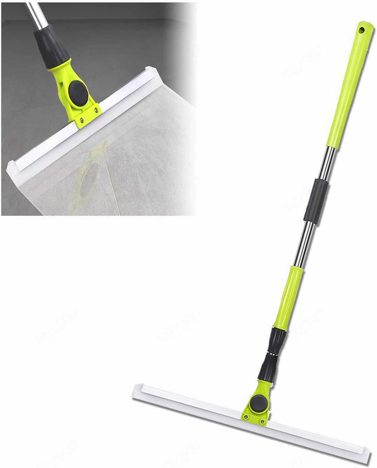Air Broom as Seen on Tv, with 51 Long Handle Magic Broom Sweeper, Squeegee for Floor for Concrete Floor,Bathroom Tile,Large:50×130cm
