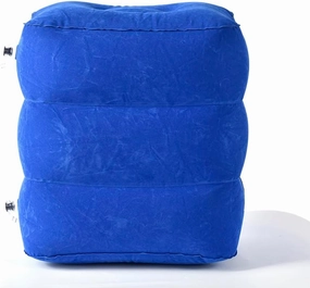 Airplane Footrest - PVC Kids Airplane Bed | Travel Footrest Pillow for Men Women| Inflatable Foot Rest Pillow for Kids, Adults On Plane, Car, Train, Office, Bus