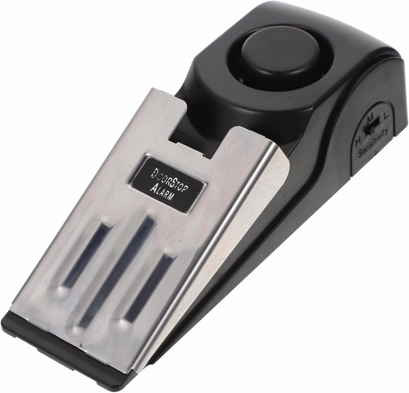 Angoily Door Wedge Stopper Alarm Intellect Door Security Stopper for Concrete Carpet Stone