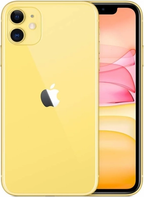 Apple iPhone 11, 128GB, Yellow - GSM Unlocked (Renewed Premium)