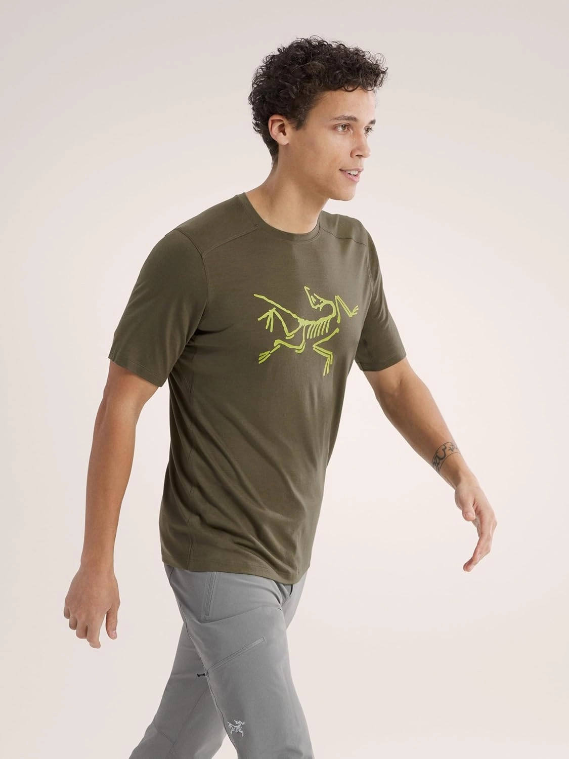 Arc'teryx Ionia Merino Wool Logo Shirt SS Men's | Soft Merino-Blend Performance Tee