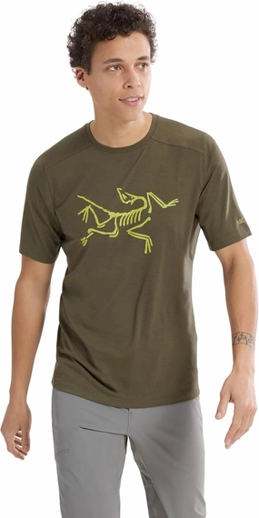 Arc'teryx Ionia Merino Wool Logo Shirt SS Men's | Soft Merino-Blend Performance Tee
