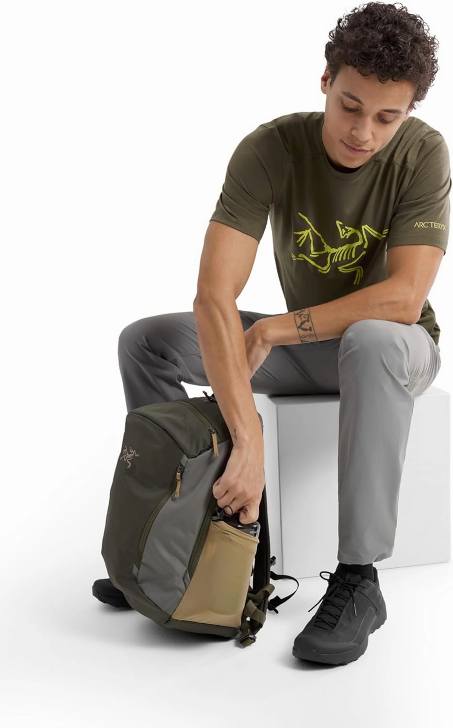 Arc'teryx Ionia Merino Wool Logo Shirt SS Men's | Soft Merino-Blend Performance Tee