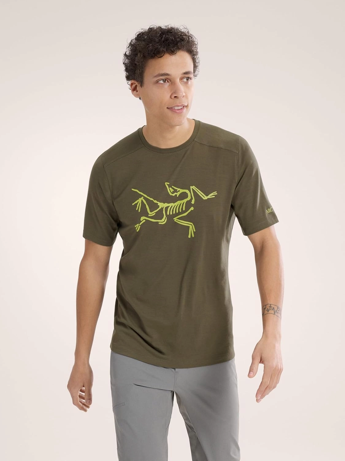 Arc'teryx Ionia Merino Wool Logo Shirt SS Men's | Soft Merino-Blend Performance Tee