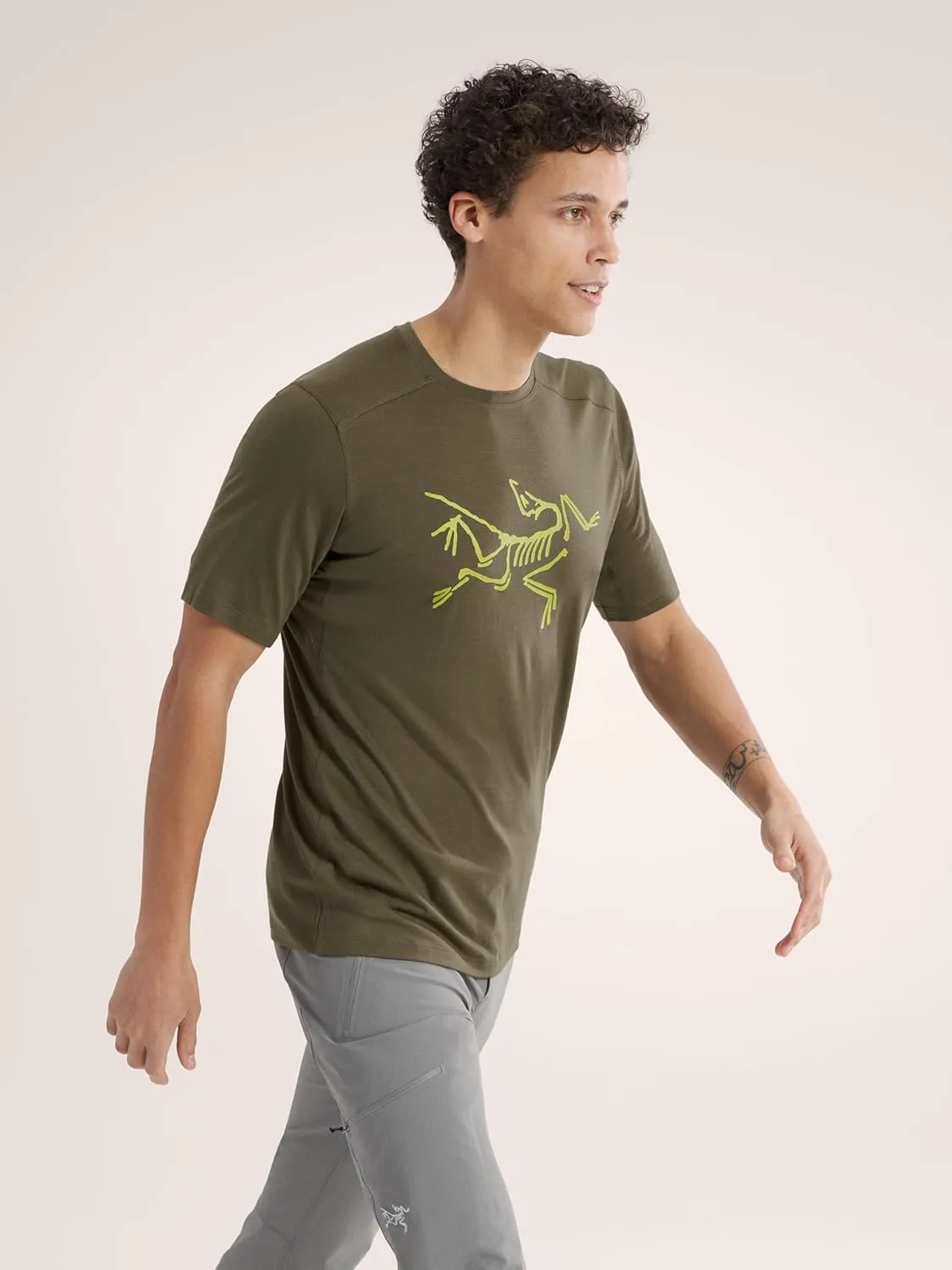 Arc'teryx Ionia Merino Wool Logo Shirt SS Men's | Soft Merino-Blend Performance Tee