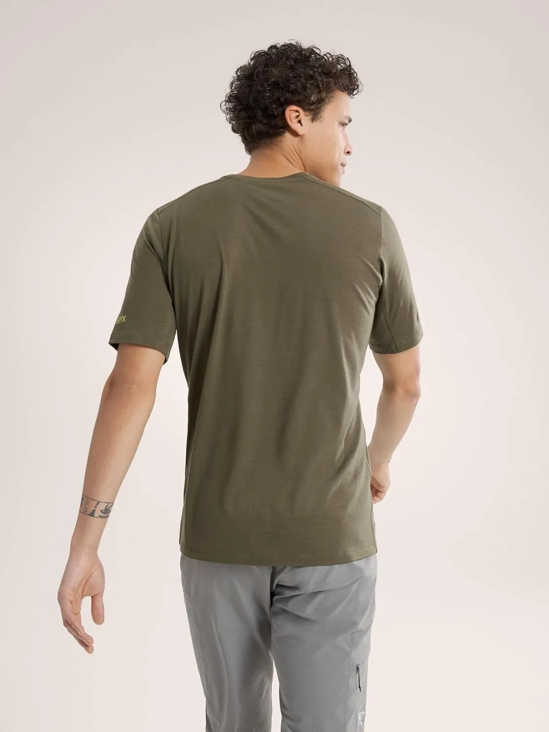 Arc'teryx Ionia Merino Wool Logo Shirt SS Men's | Soft Merino-Blend Performance Tee