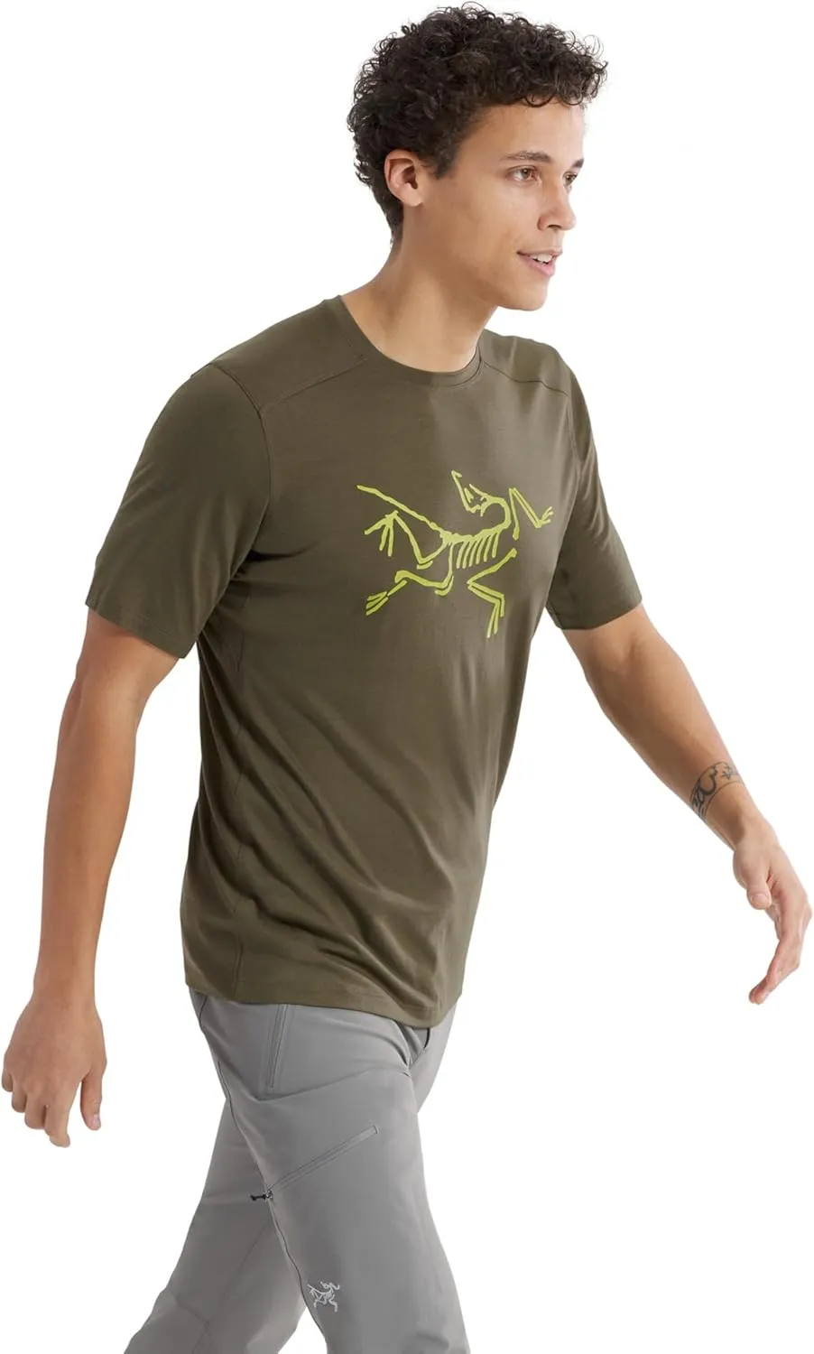 Arc'teryx Ionia Merino Wool Logo Shirt SS Men's | Soft Merino-Blend Performance Tee