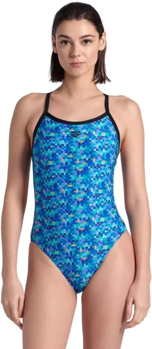 ARENA Performance Pool Tiles Women's Swimsuit Challenge Back One Piece MaxLife Training Suit Competitive Ladies Bathing Suit